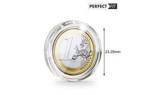 ΚΑΨΟΥΛΕΣ ΝΟΜΙΣΜΑΤΩΝ ULTRA PERFECT FIT ΓΙΑ 1 EURO (23,25mm) ΠΑΚ/10